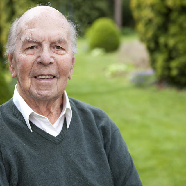 Old Man In Garden